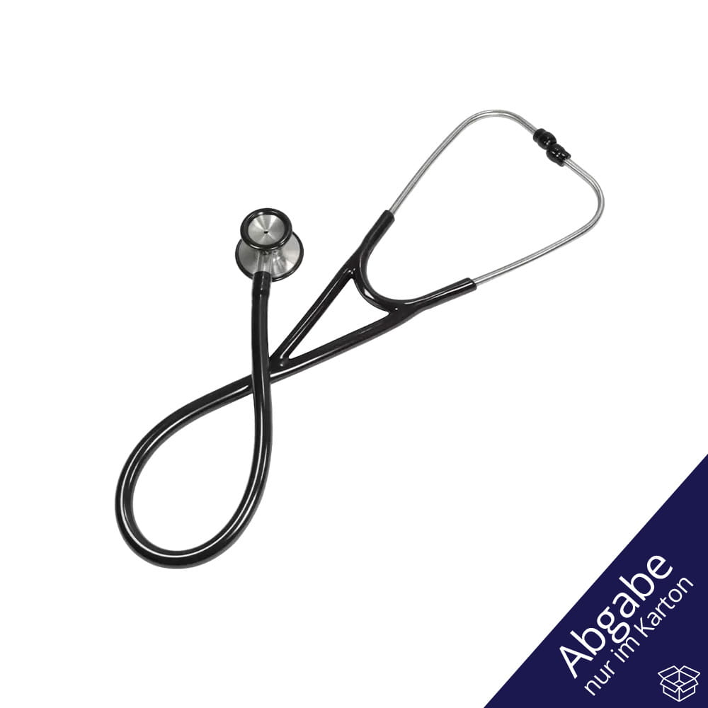 Doppelkopf Stethoskop Deluxe, Farbe schwarz, Med-Comfort