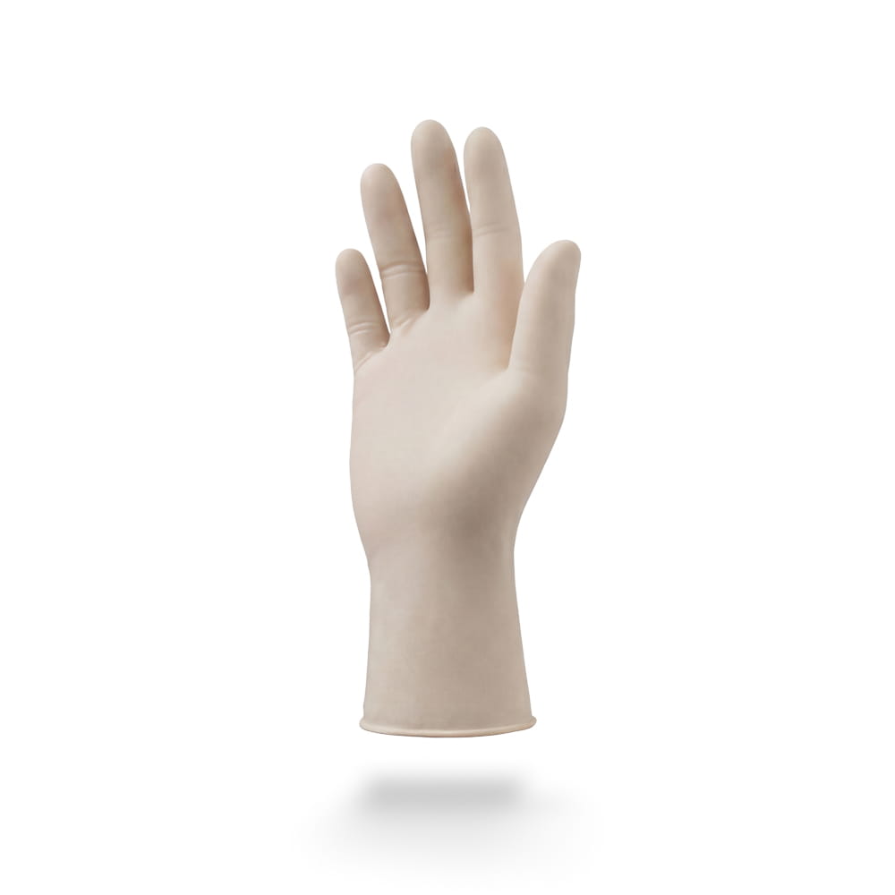 Latexhandschuhe, weiß, Größe XS, puderfrei, Eco-Plus