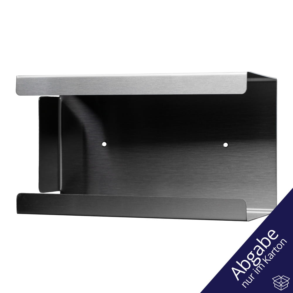 Einmalhandschuh Spender, Handschuhhalterung, 250 x 130 x 75 mm, Edelstahl