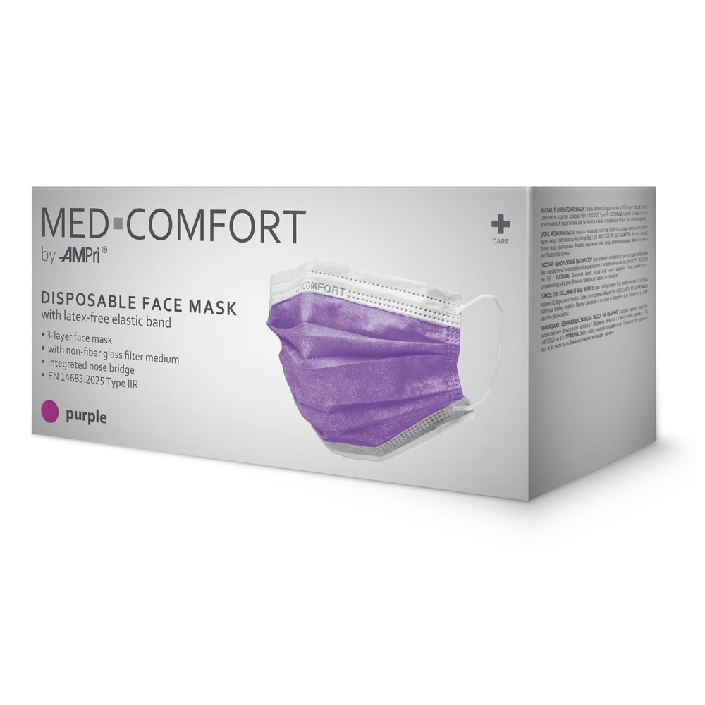 OP Maske, lila, Typ IIR, Med-Comfort
