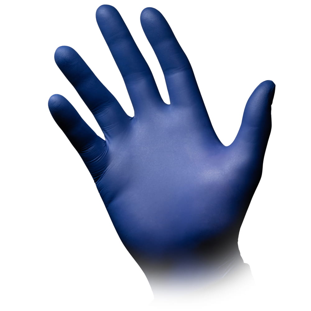 Nitrilhandschuhe, metallblau, blau, Größe S, puderfrei, Epiderm Protect by Med-Comfort Nitrilhandschuhe, metallblau, blau, Größe S, puderfrei, Epiderm Protect by Med-Comfort