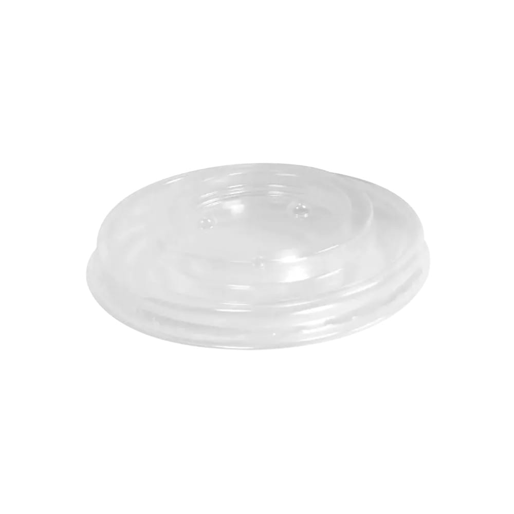 Deckel für Hartpapier-Mundspülbecher, transparent, milchig Deckel für Hartpapier-Mundspülbecher, transparent, milchig