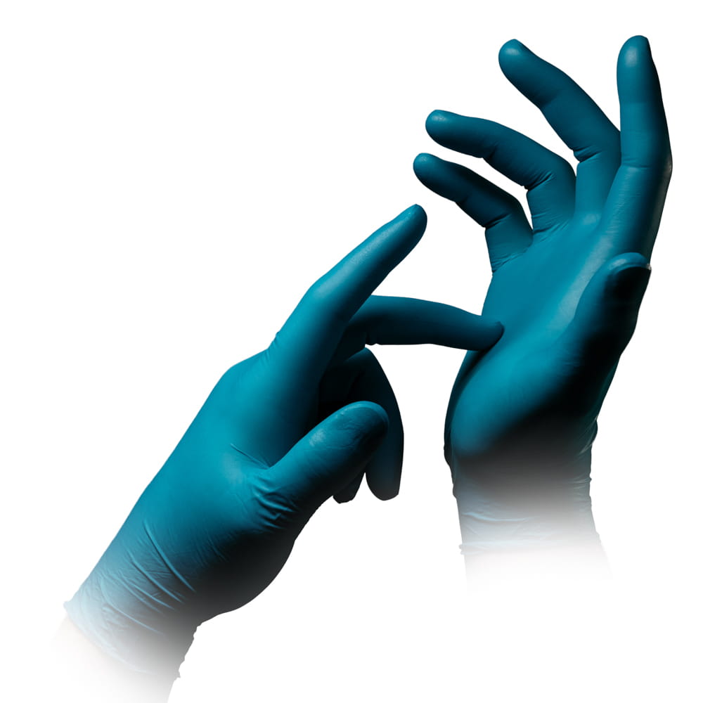 Nitrilhandschuhe, grün, Größe M, puderfrei, Style CLEAN OCEAN by Med-Comfort