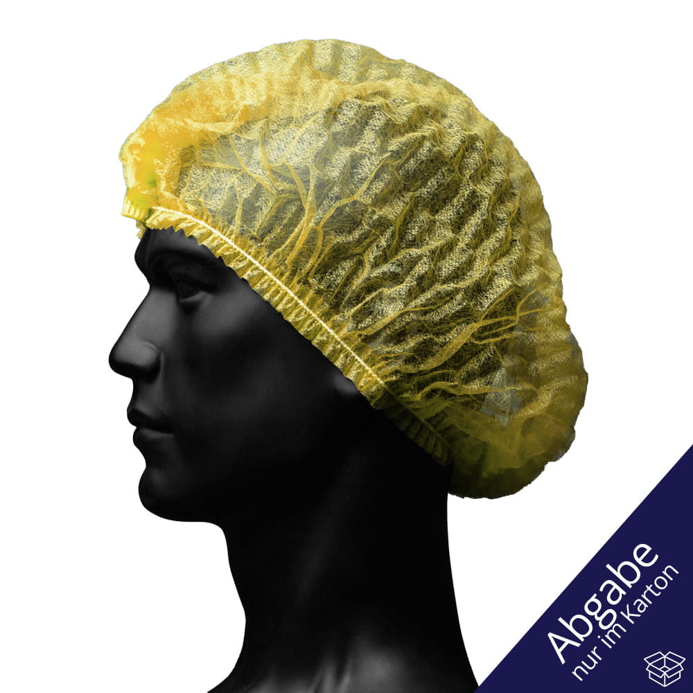 Klipphauben, Größe M, ca. 44 x 51 cm, gelb, ECO-PLUS