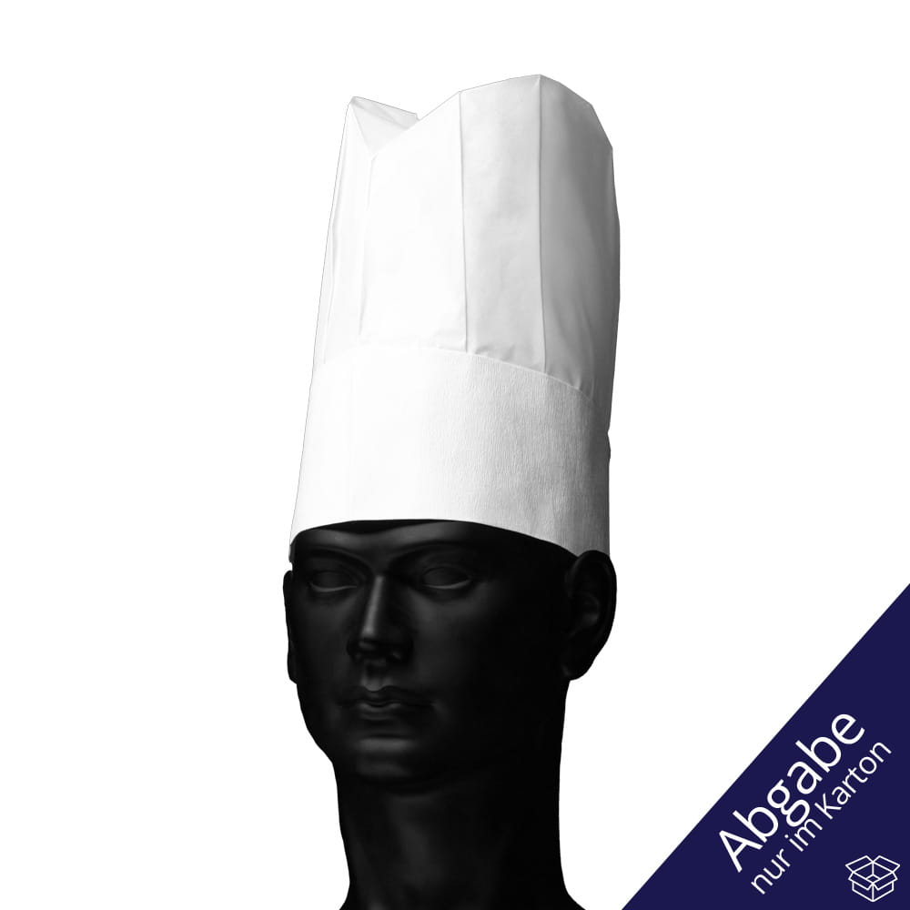 Einweg Kochmütze, oval, Papier, French Classic