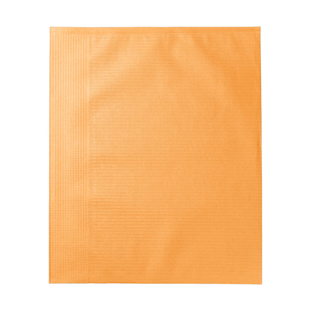 Einweg Tray-Filterpapier, 28 x 26 cm, Farbe orange, Zellstoff