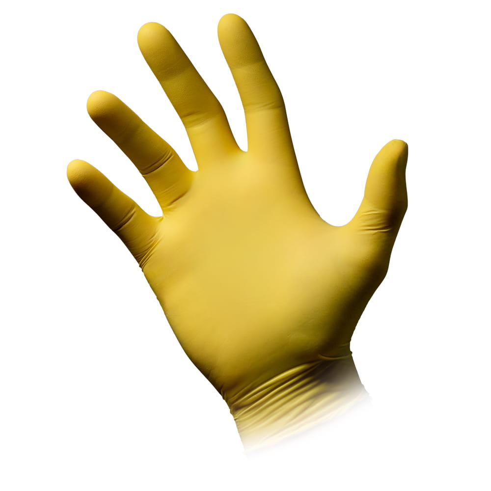 Nitrilhandschuhe, gelb, Größe M, puderfrei, Style Lemon by Med-Comfort