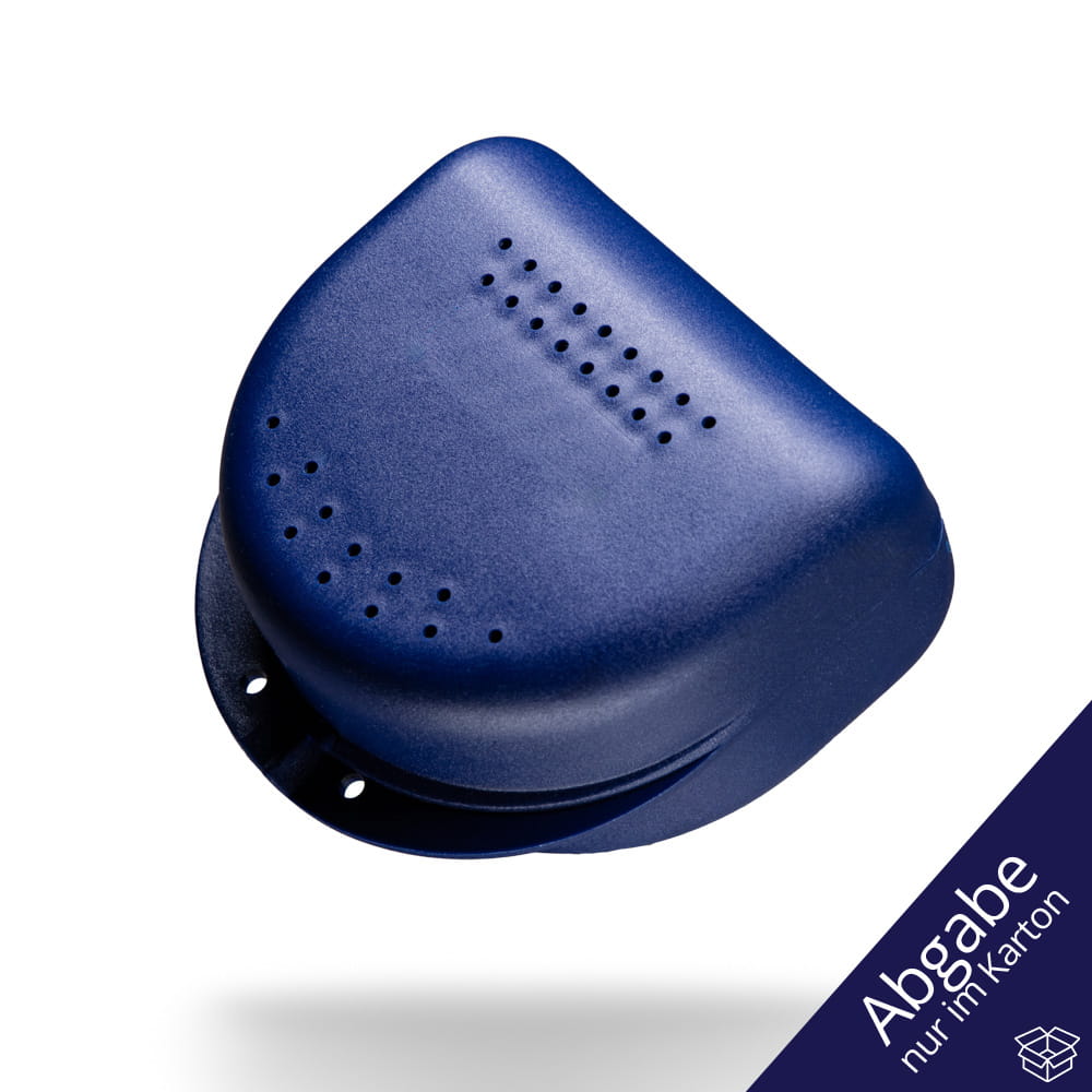 PP Dental Zahnspangenbox für Erwachsene, 80x80x45 cm, dunkelblau, blau, Polypropylen