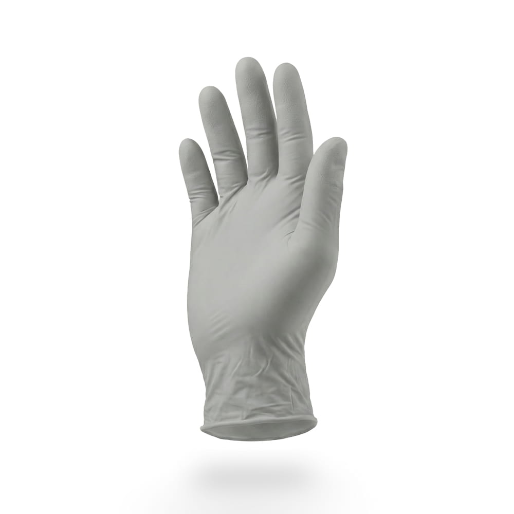 Nitrilhandschuhe, silbergrau, platinum, Größe M, puderfrei, Style PLATINUM by Med-Comfort