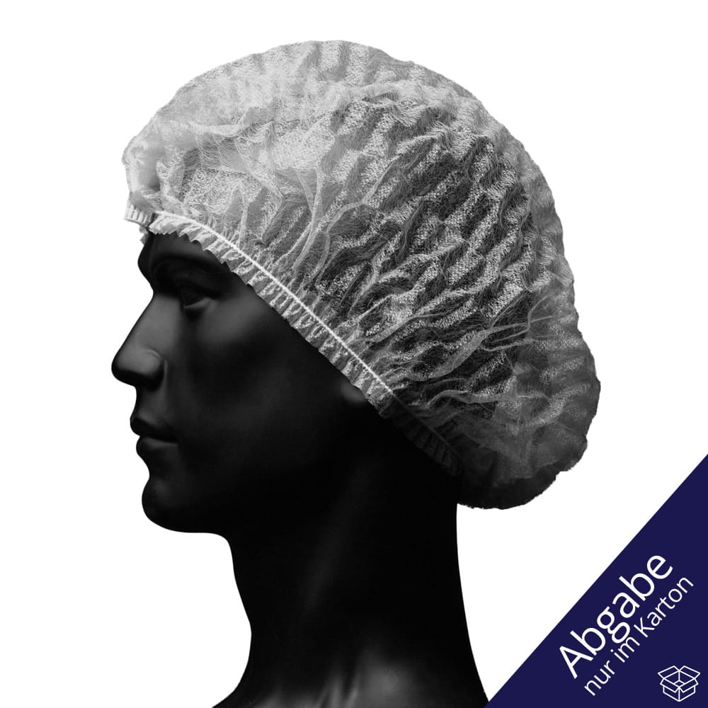 Klipphauben, Größe M, ca. 44 x 51 cm, weiß, ECO-PLUS