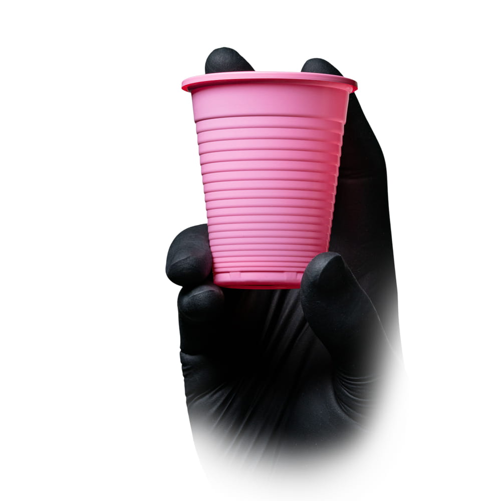 PP Mundspülbecher,180 ml, Farbe rosa, Polypropylen