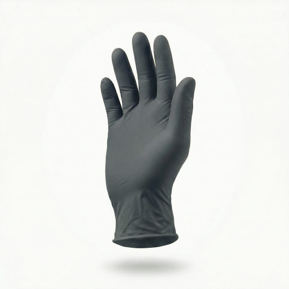 Nitrilhandschuhe, anthrazit, Größe M, puderfrei, Style GRAPHITE by Ampri