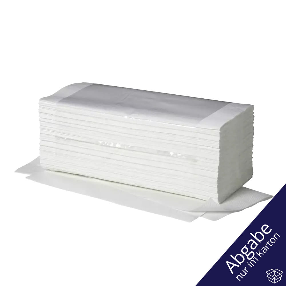Falthandtücher, Farbe weiß, 25 x 23 cm, Ideal