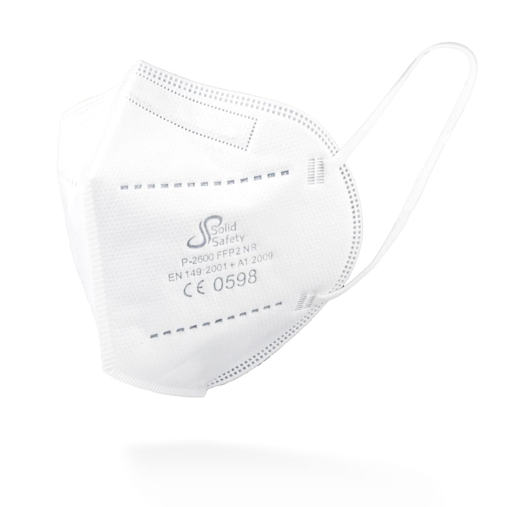 FFP2 Maske, Box á 5 Stck., weiß, SolidSafety FFP2 Maske, Box á 5 Stck., weiß, SolidSafety