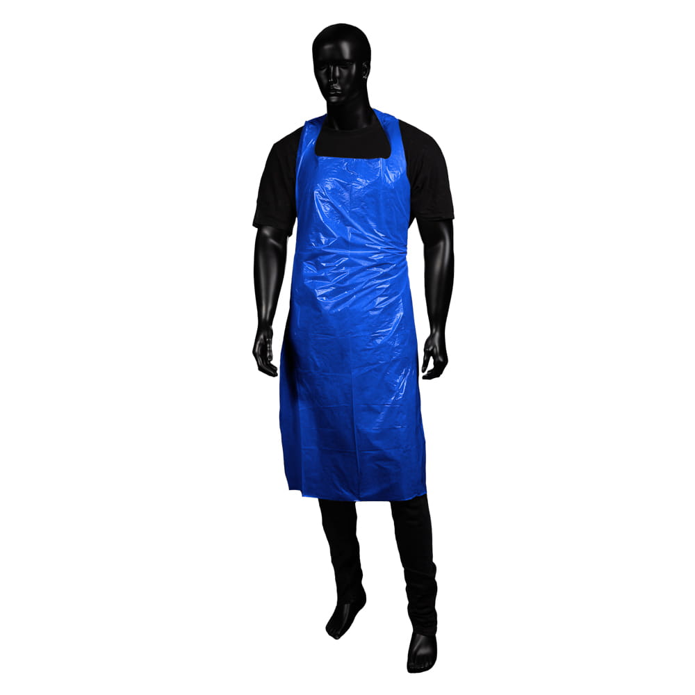 Einwegschürzen geblockt, blau, glatte Oberfläche, 120 x 75 cm, Polyethylen, Med-Comfort Einwegschürzen geblockt, blau, glatte Oberfläche, 120 x 75 cm, Polyethylen, Med-Comfort