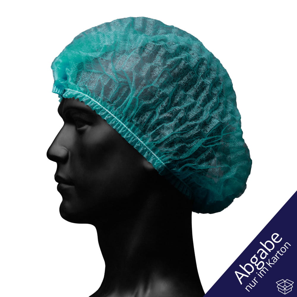 Klipphauben, Größe M, ca. 44 x 51 cm, grün, ECO-PLUS