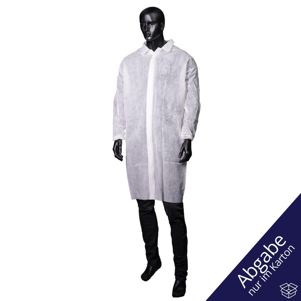 PP-Vlies Besuchermäntel, weiß, Größe XL, Med-Comfort