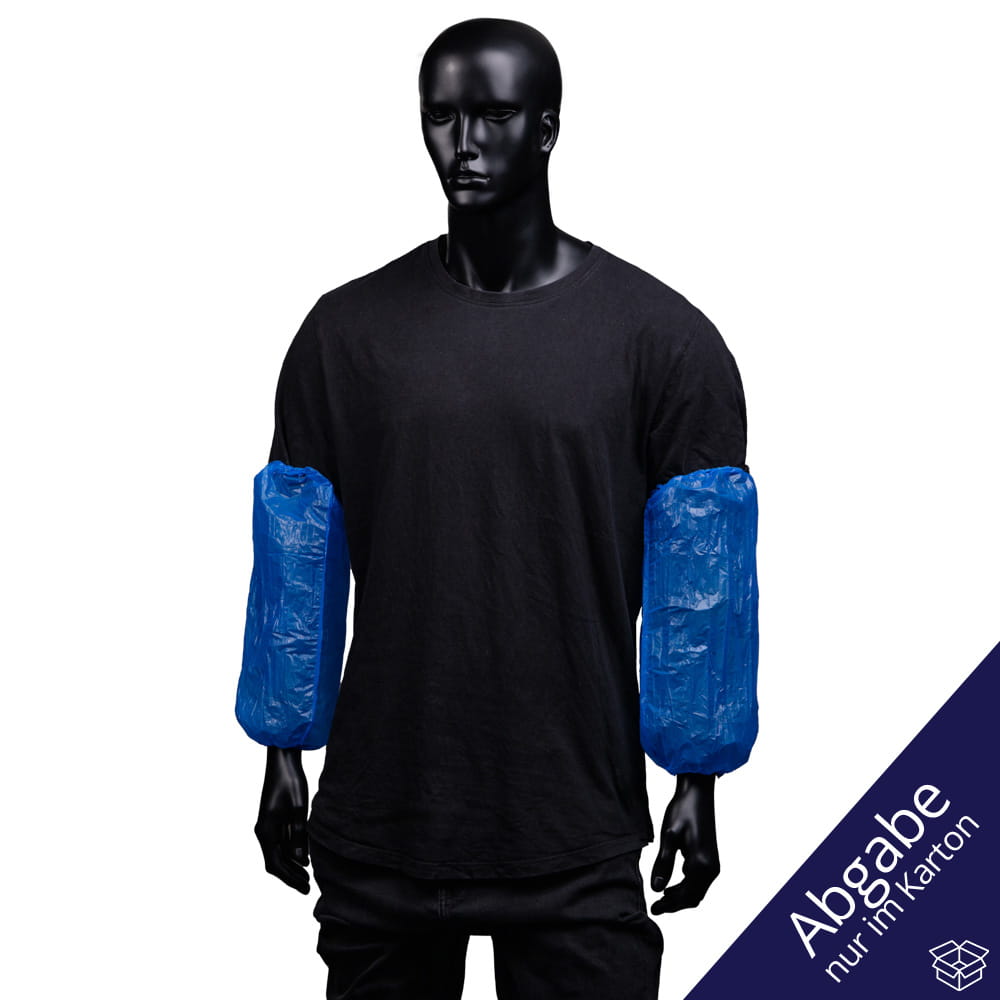 PE Ärmelschoner, 40 x 20 cm, Farbe blau, Polyethylen, Med-Comfort