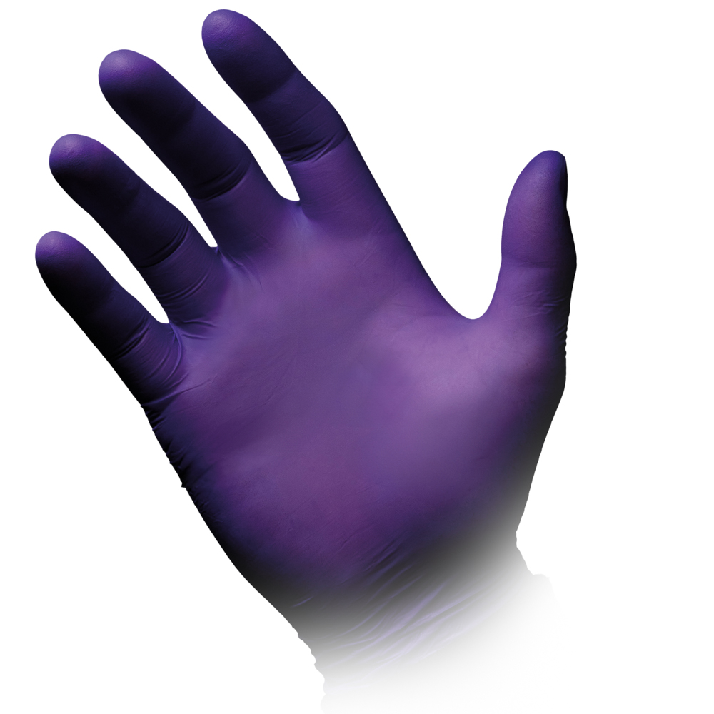 Nitrilhandschuhe, dunkellila, lila, Größe L, puderfrei, Style Prune by Med-Comfort