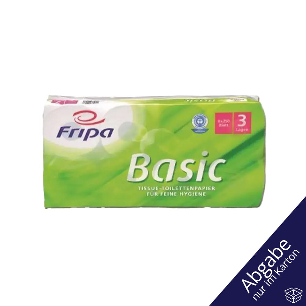 Toilettenpapier, 3-lagig, 48 Rollen, Basic