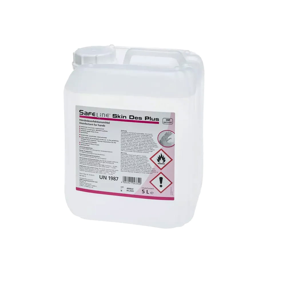 Händedesinfektion, 5 l, Safeline Skin Des Plus Händedesinfektion, 5 l, Safeline Skin Des Plus