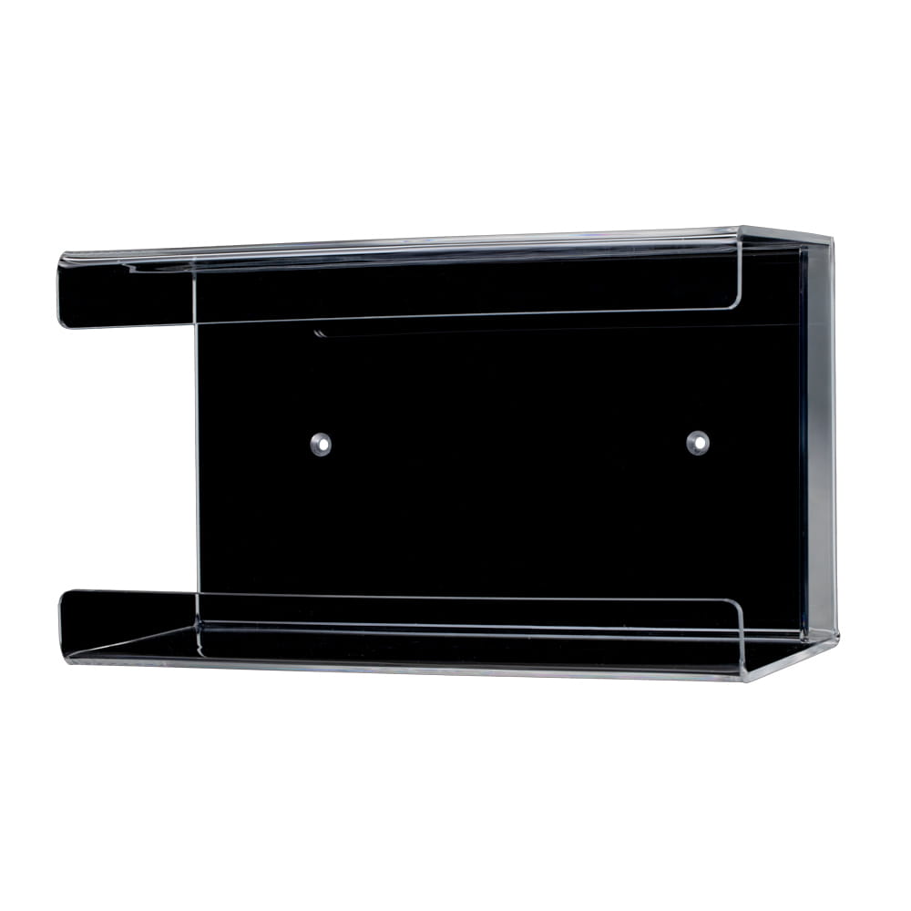 Einmalhandschuh Spender, Handschuh-Dispenserhalter, 250 x 130 x 75 mm, transparent, milchig, Acryl