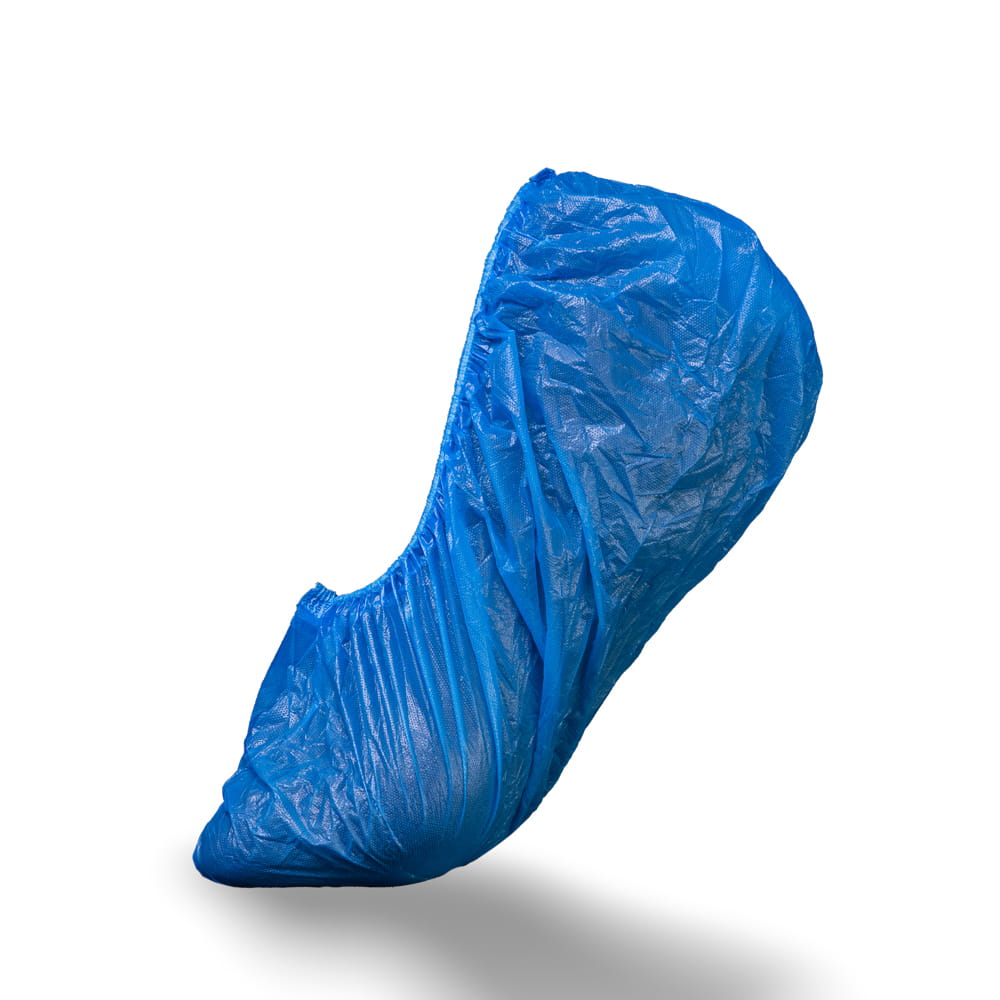 PE Einmal Überziehschuhe, 15 x 42 cm, blau, Polyethylen, Med-Comfort