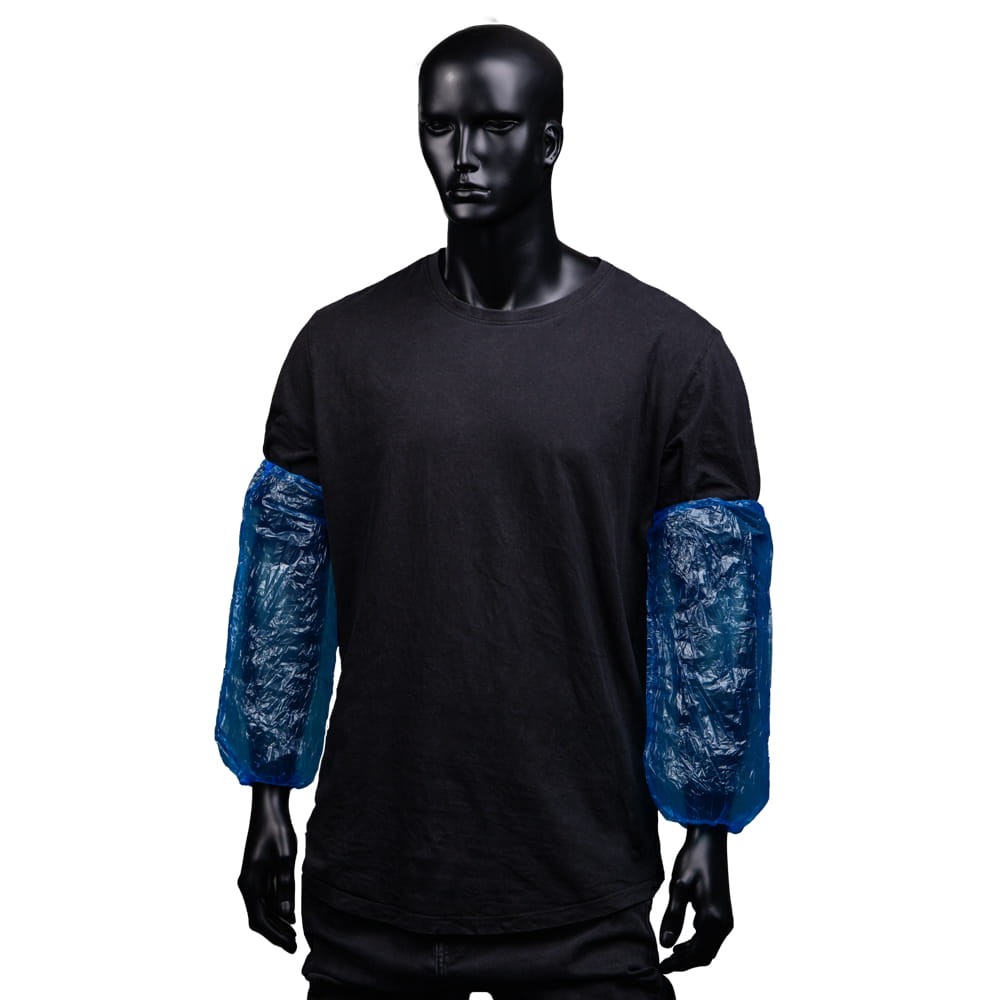 PE Ärmelschoner, 40 x 20 cm, Farbe blau, Polyethylen, Med-Comfort