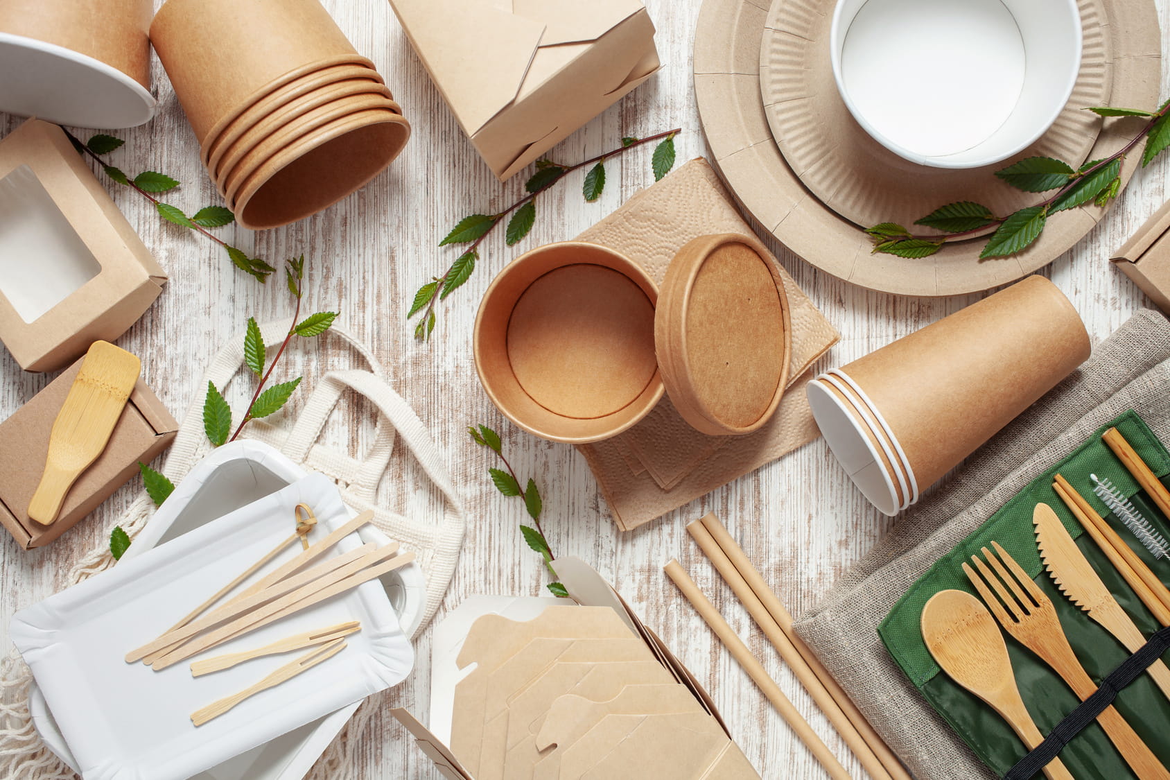 Kompostierbare Einwegprodukte für Gastronomie & Catering