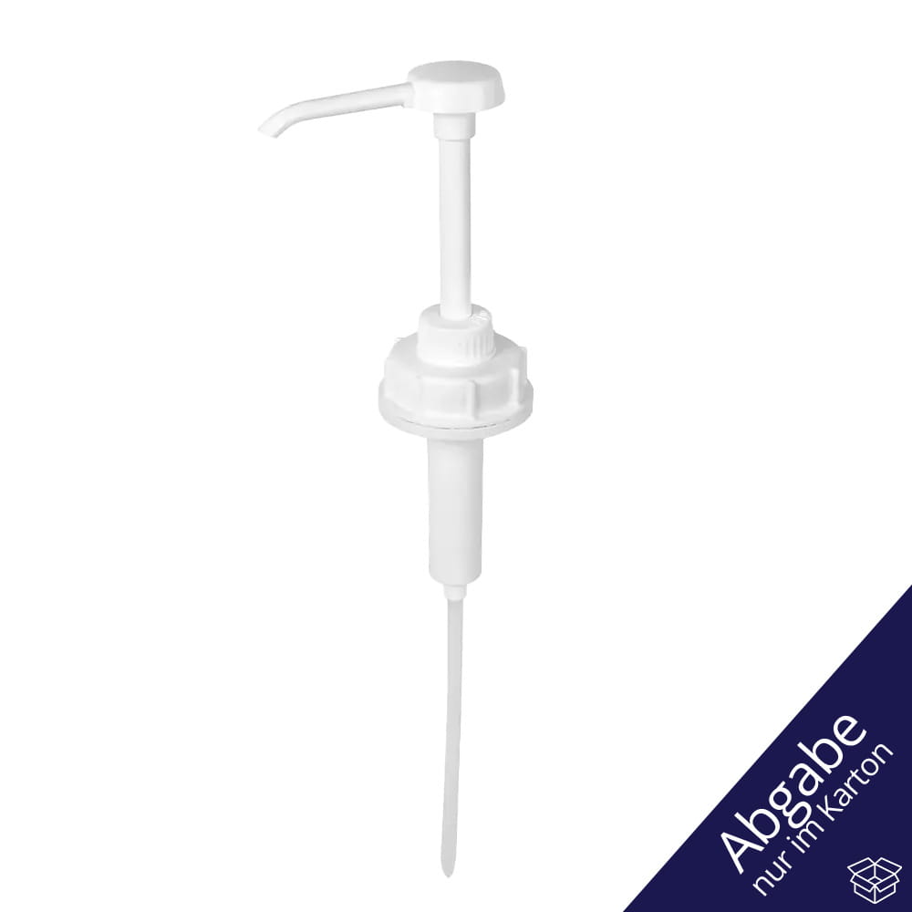 Kunststoff Kanisterdosierpumpe, weiß
