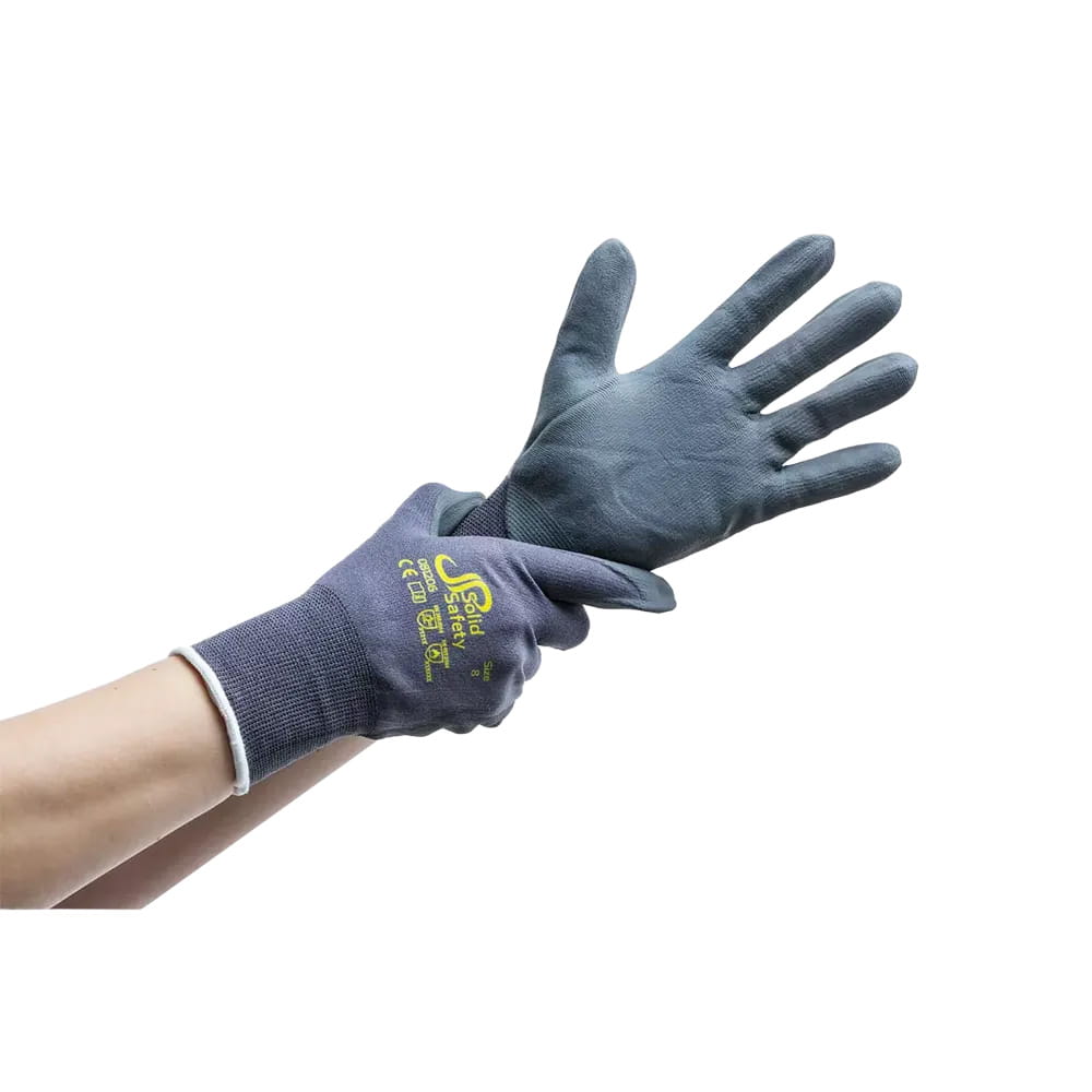 Montagehandschuh, Größe 8, grau, SolidSafety Tough Micro Touch Montagehandschuh, Größe 8, grau, SolidSafety Tough Micro Touch