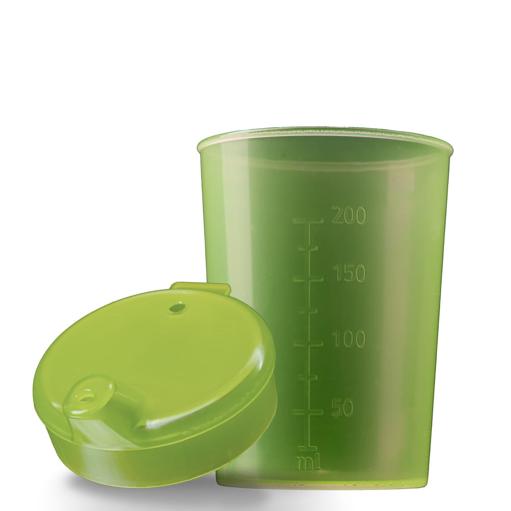 PP Schnabelbecher Oberteil und Unterteil SET, gelb, 50 x 250 ml