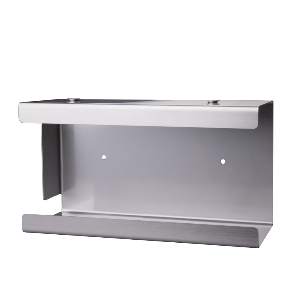 Einmalhandschuh Spender Stecksystem, Handschuh-Dispenserhalter, 250 x 135 x 95 mm, Edelstahl