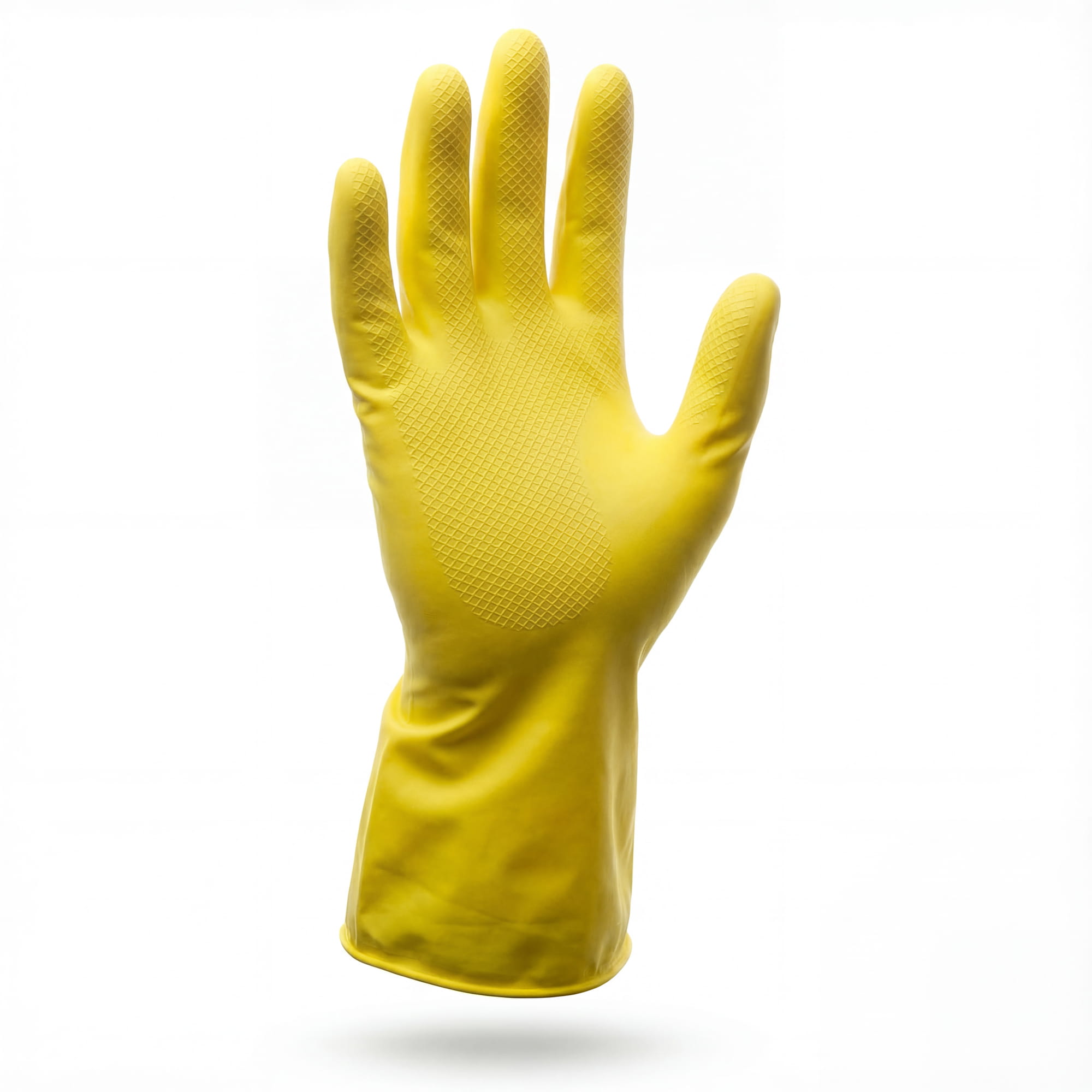 Haushaltshandschuhe Latex, gelb, Größe L, puderfrei, Clean-Comfort