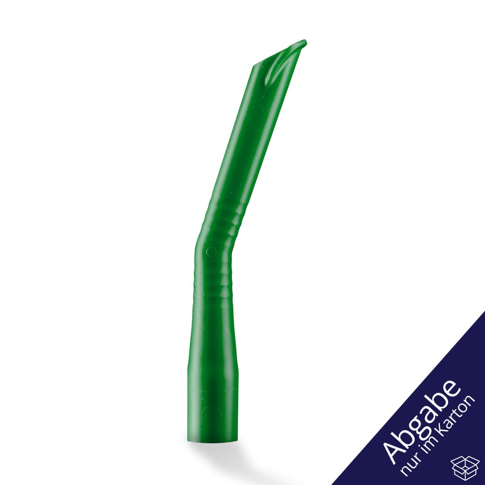 Dental Absaugkanülen für Erwachsene, Größe 124 x 16 mm, Farbe grün, Med-Comfort