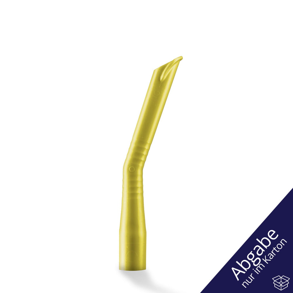 Dental Absaugkanülen für Kinder, Größe 108 x 16 mm, Farbe gelb, Med-Comfort