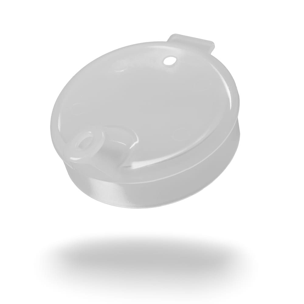 PP Schnabelbecher Oberteil,transparent, milchig, 8x4 mm für 250 ml