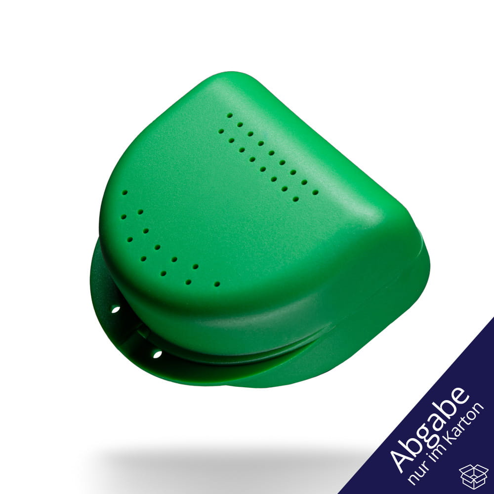 PP Dental Zahnspangenbox für Erwachsene, 80x80x45 cm, grün opak, Polypropylen