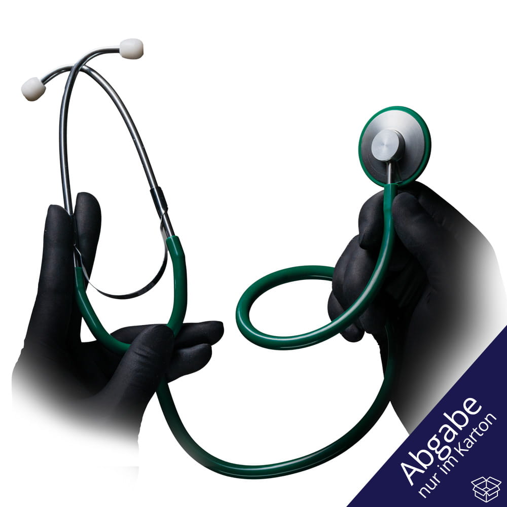 PVC Flachkopf Stethoskop, Farbe grün, Med-Comfort