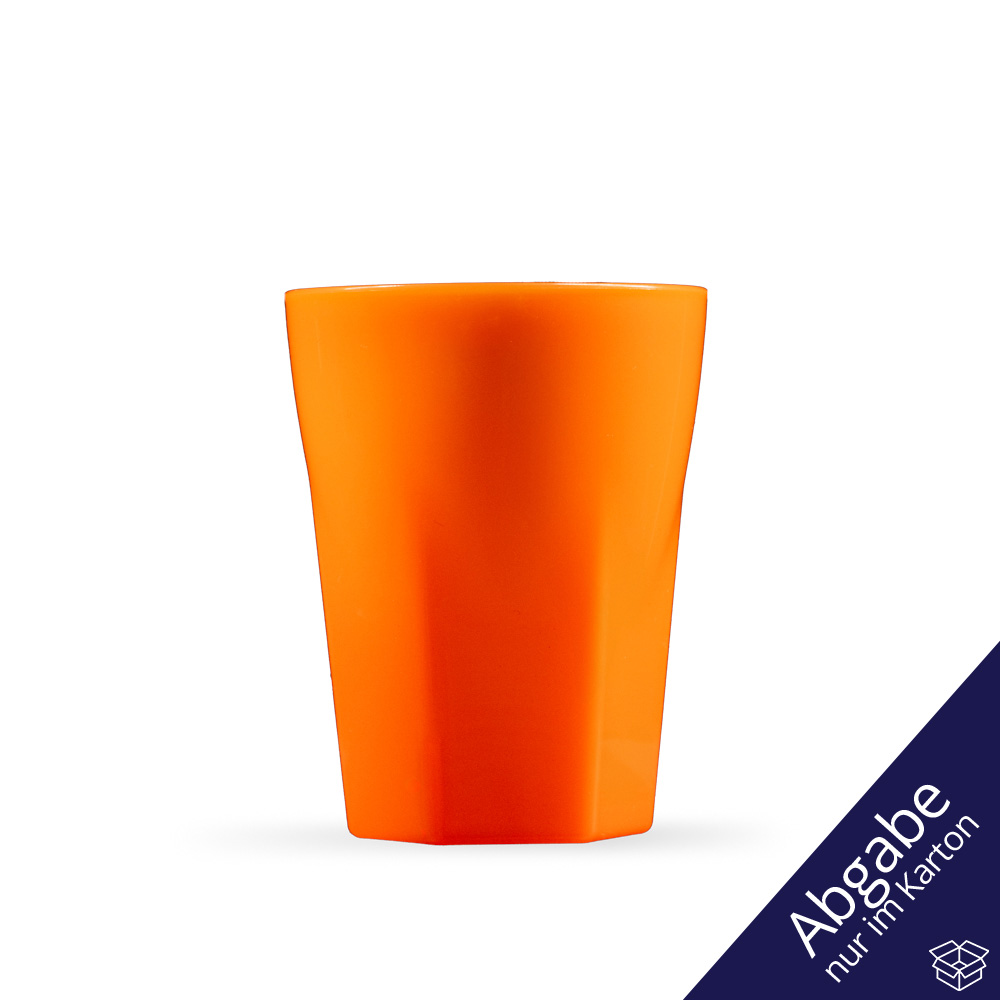 PP Mehrwegbecher,150 ml, Farbe Orange, Polypropylen
