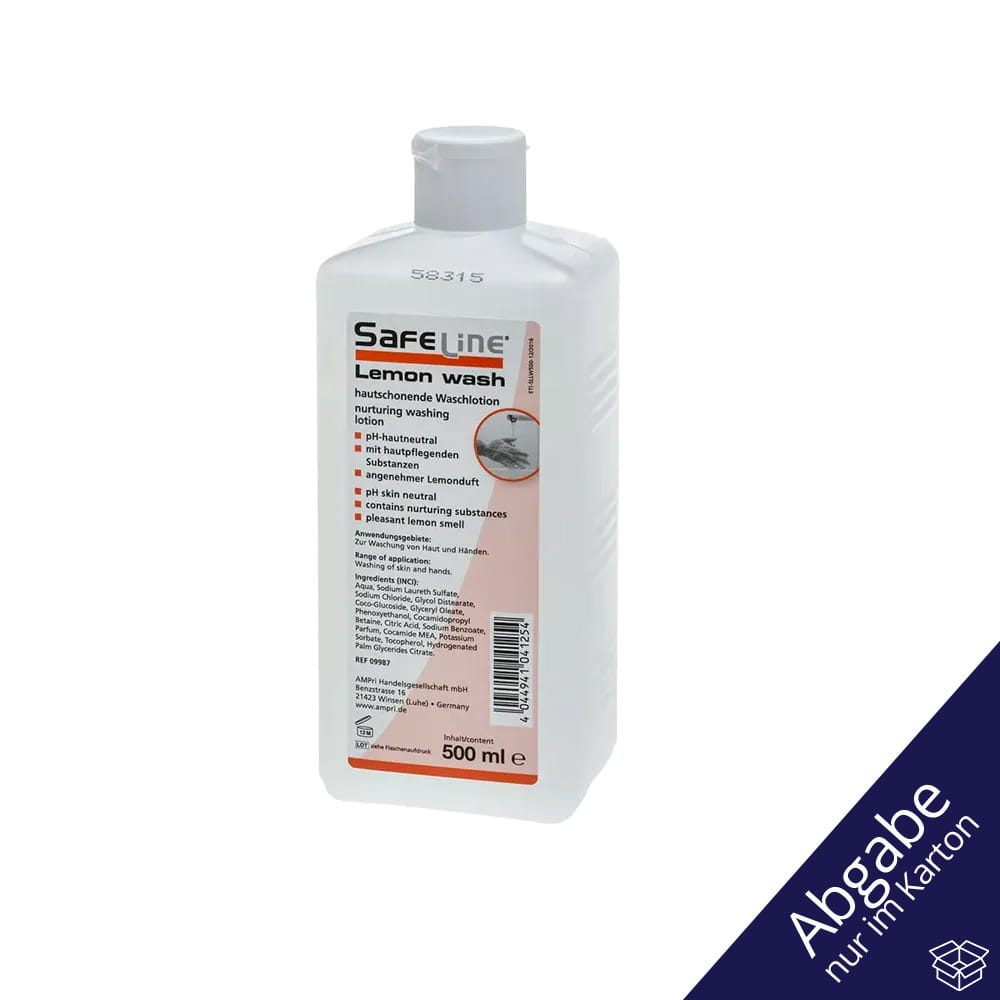 Waschlotion, 500 ml, lemon, Safeline Lemon Wash