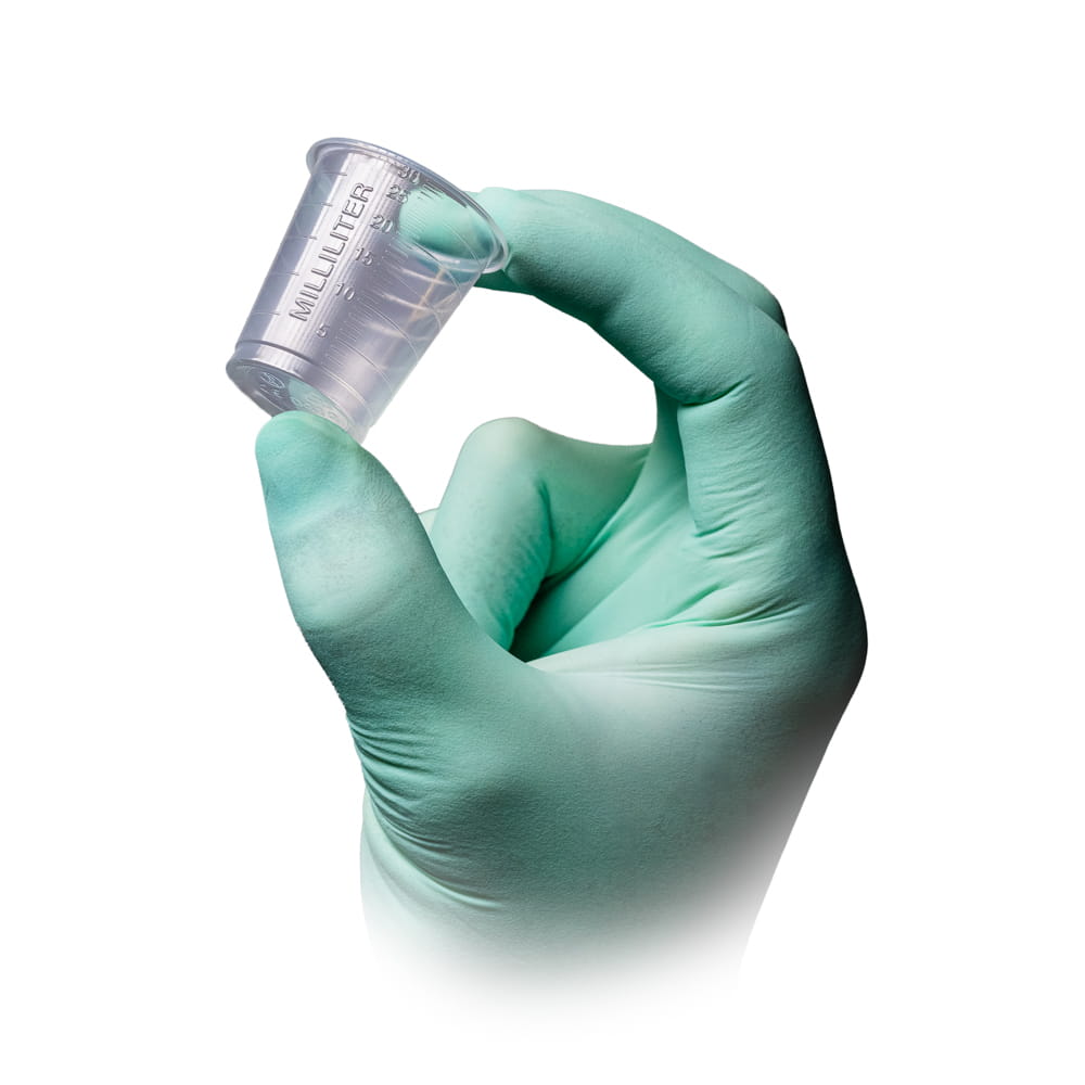 PP Medizinbecher, Farbe transparent, milchig, 30 ml, graduiert