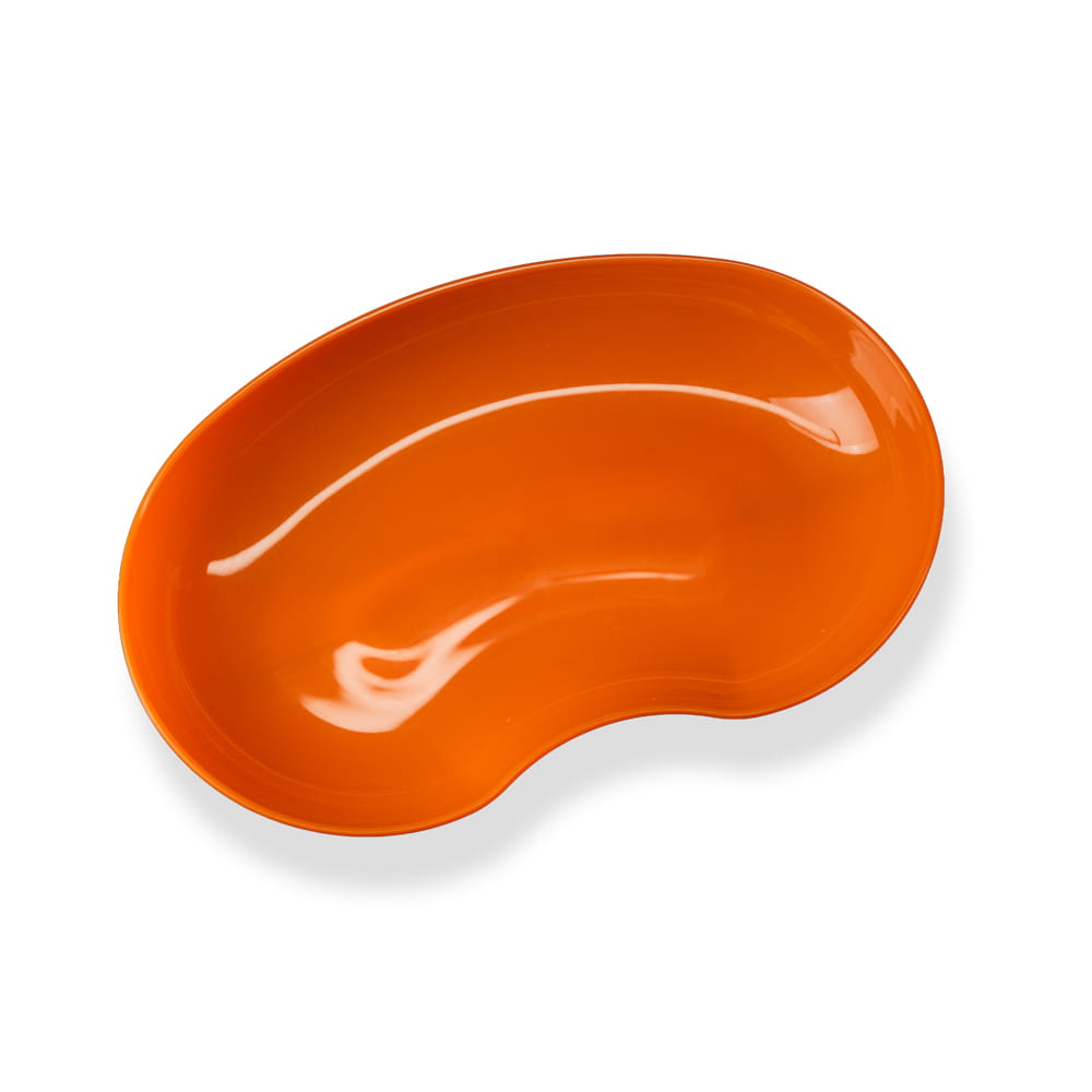 Kunststoff Nierenschale, Farbe orange, 24 cm, 600 ml, Med-Comfort