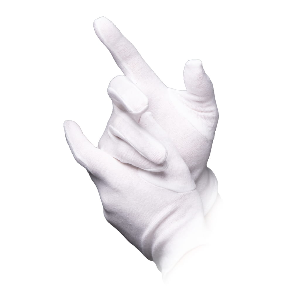 Unterziehhandschuh Gr. 12, weiß, Eco-Plus