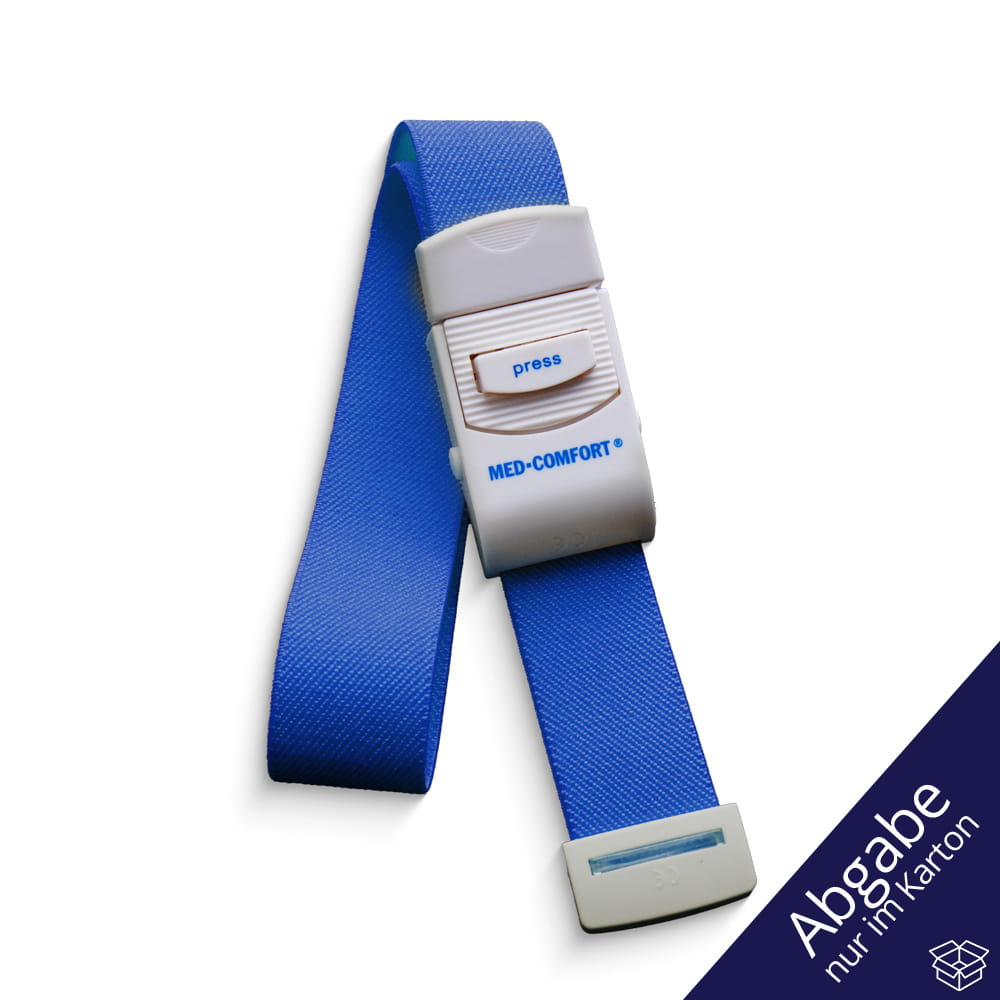 Venenstauer, Farbe blau, 2,5 x 45 cm, Med-Comfort