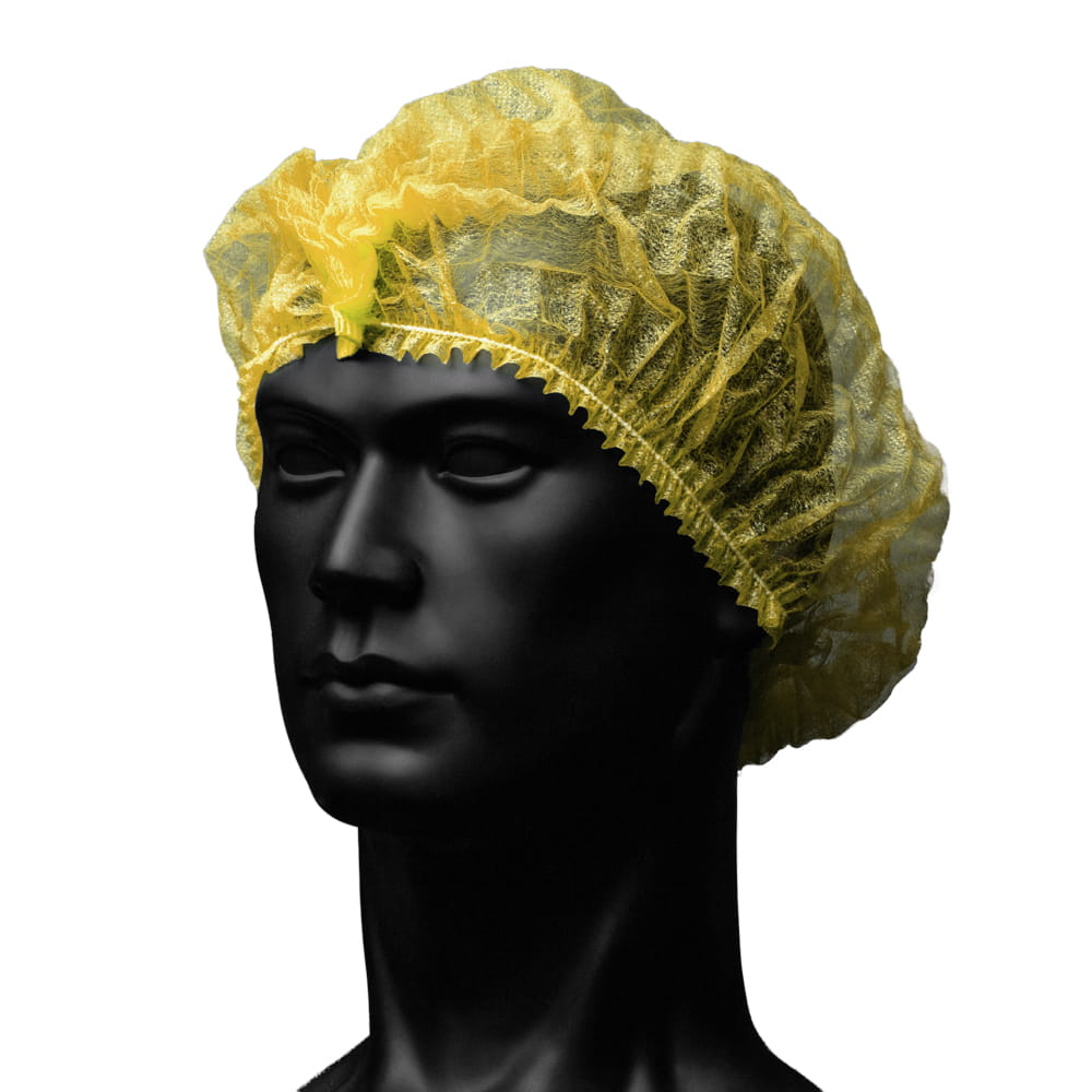 Klipphauben, Größe M, Durchmesser 52 cm, gelb, Med-Comfort