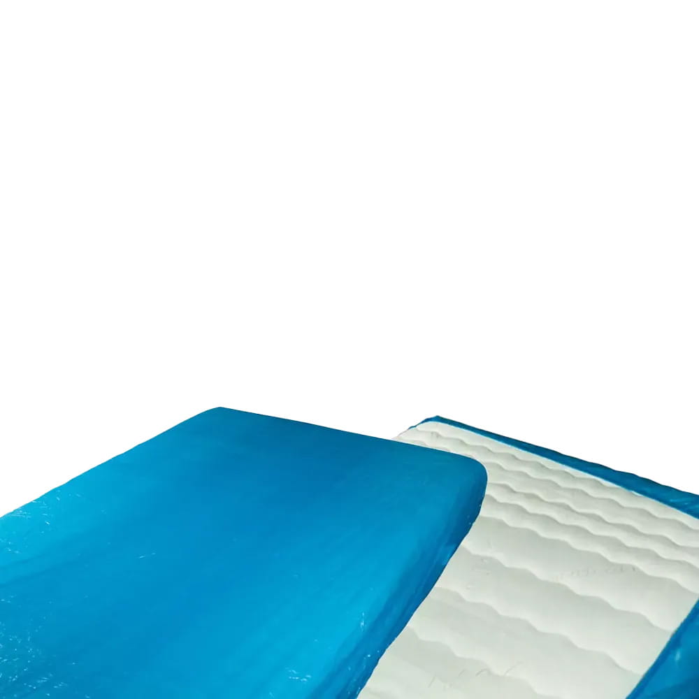 PE Einmal Matratzenschoner, 210 x 90 x 20 cm, blau, Polyethylen, Med-Comfort