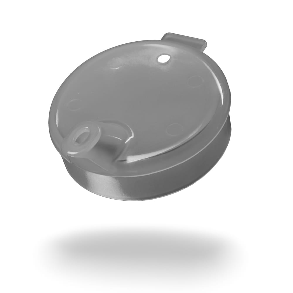 PP Schnabelbecher Oberteil,transparent, milchig, 8x4 mm für 250 ml