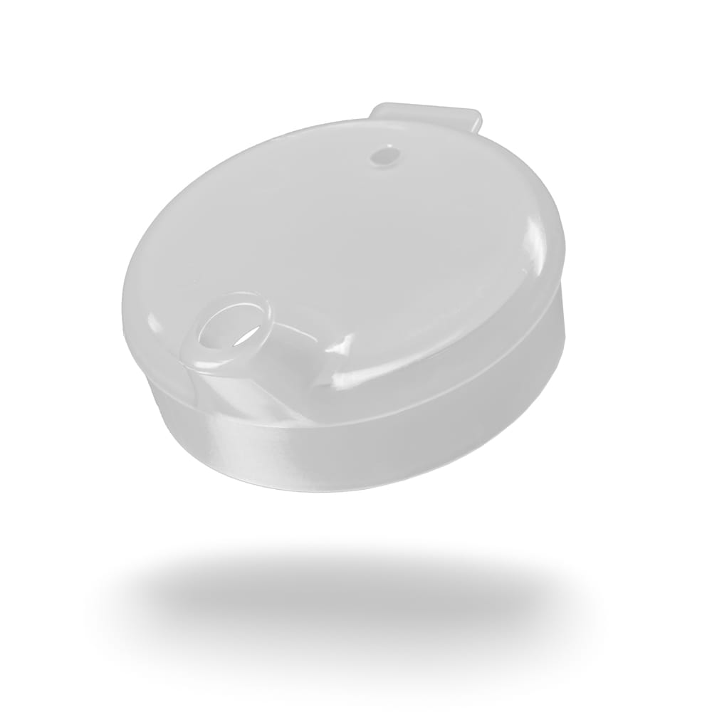 PP Schnabelbecher Oberteil,transparent, milchig, 12x10 mm für 250 ml
