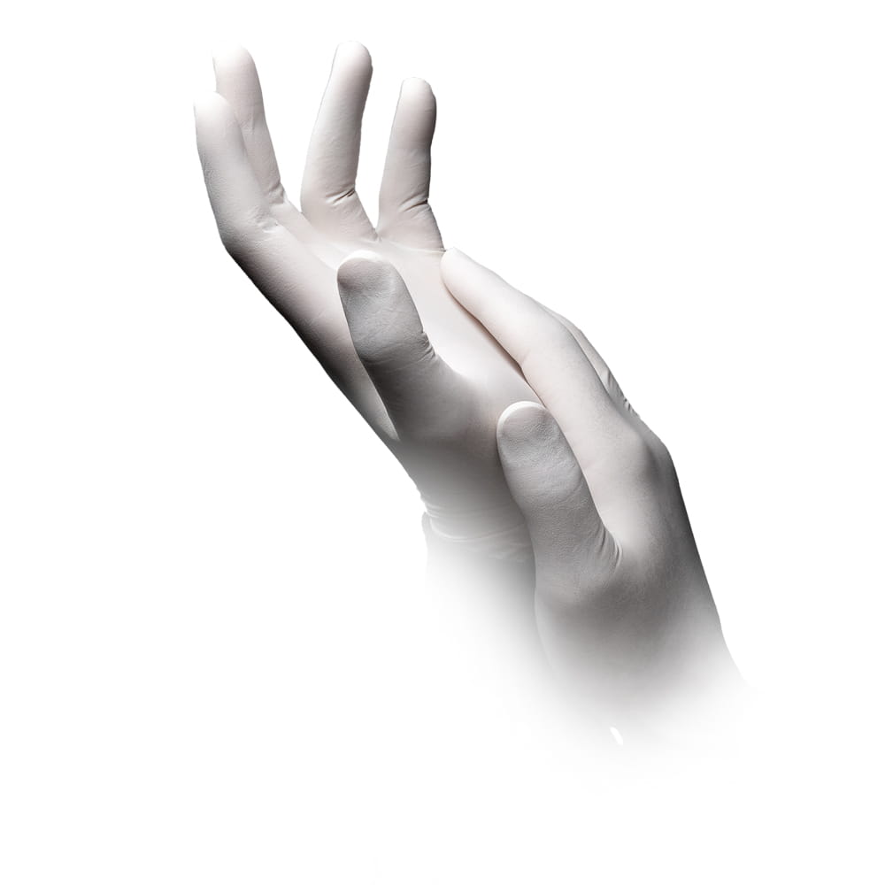 Latexhandschuhe, weiß, Größe XS, puderfrei, Basic-Touch